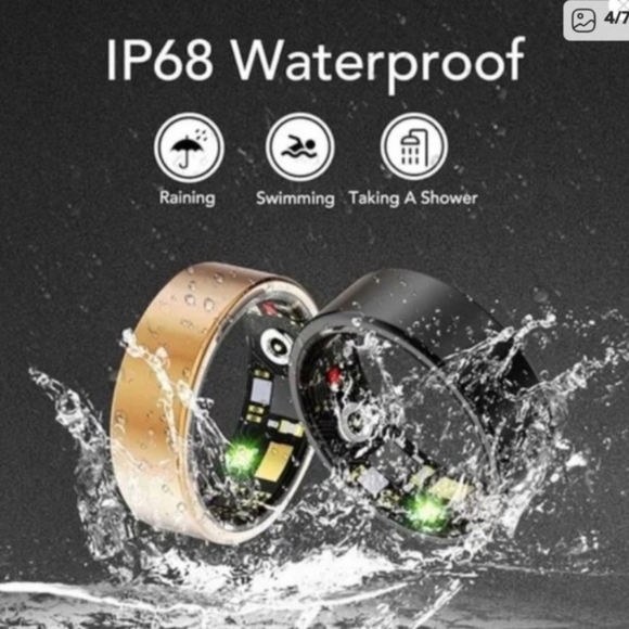 Smart Ring In Gold Size 8 - Picture 9 of 12